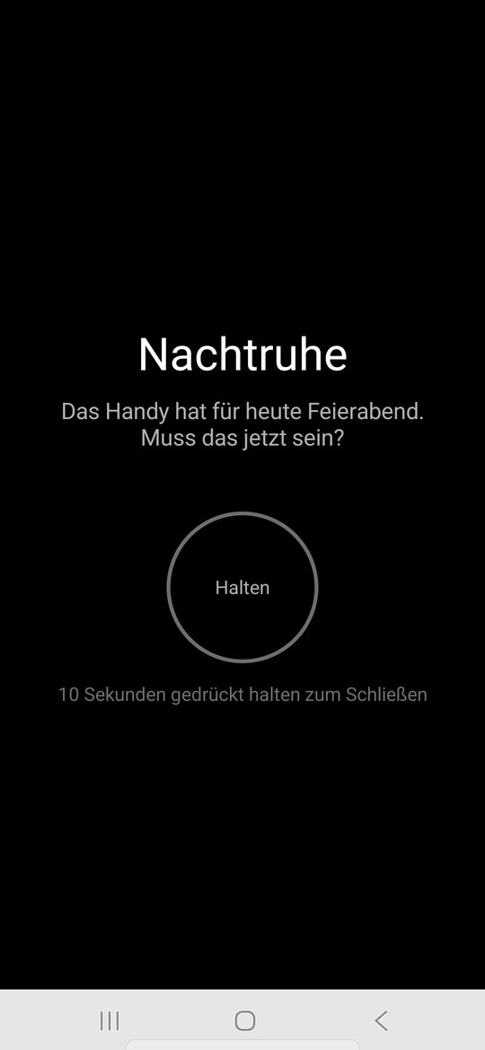 Nachtruhe